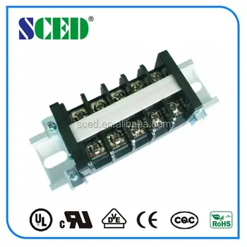 Din Rail Mount Terminal Blocks Pc Housing Barrier Screw Electric ...