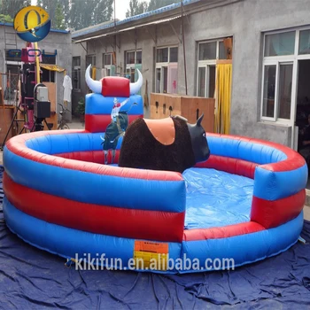 inflatable rodeo bull pool