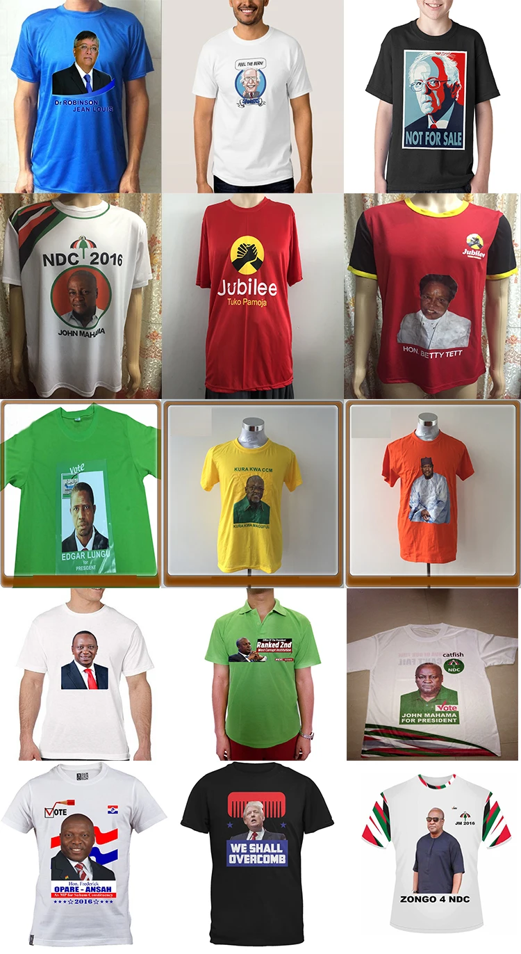 election promotional t shirt