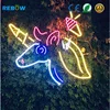 programmable colorful custom led neon sign with controller