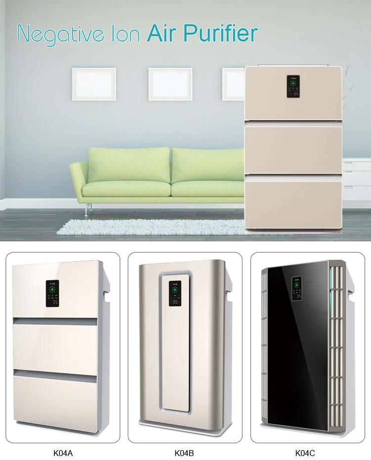 Olansi K04A Lonizer HEPA Home Air Purifier Filter HEPA air purification