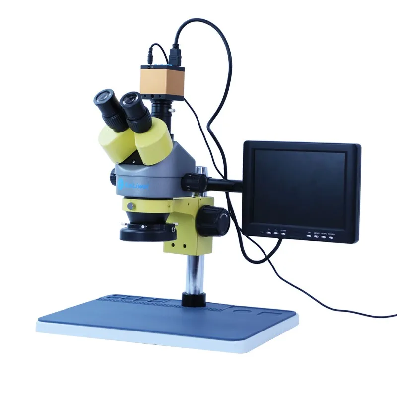 Kailiwei High Definition Microscope Trinocular Stereo Microscope With