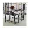 Durable Tailored 3-layer Oval Baking Painted MDF Clothes Gondola Display Table For Apparel