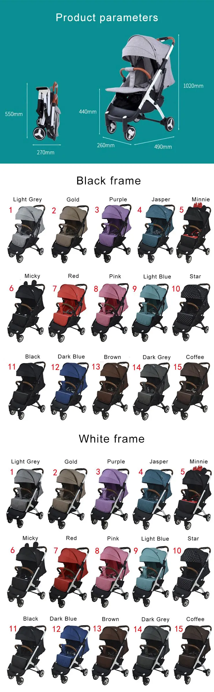 poussette yoya mickey