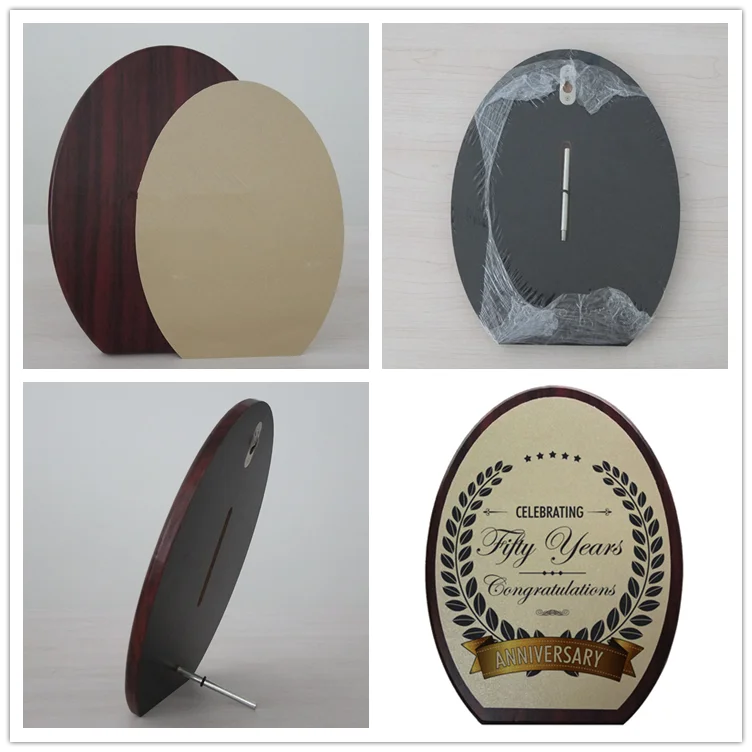 Commemorative Blank Awards Sublimation Wood Oval Plaque L43 Buy Wood