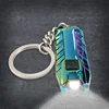 2019 Newest Colorful Mini USB Rechargeable Portable Button Switch Flashlight Key Chain LED