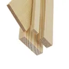 Custom-made natural solid wood pine door fitting moulding