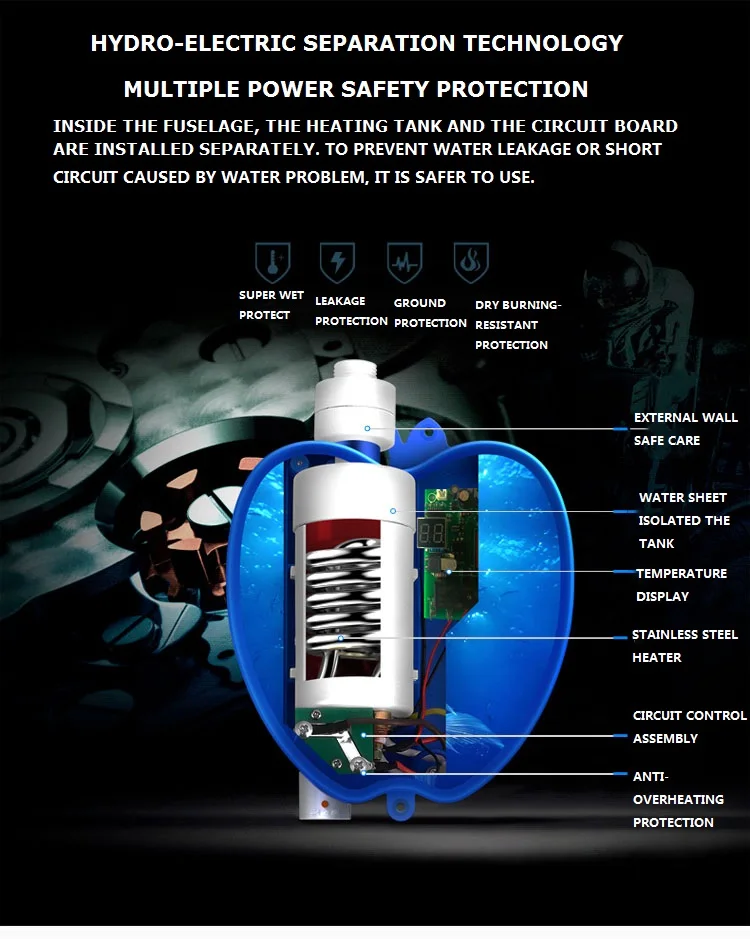 12v dc water heater heating element