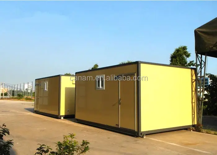 China manufacture Economic Yellow Mobile Office Containers 20 Feet