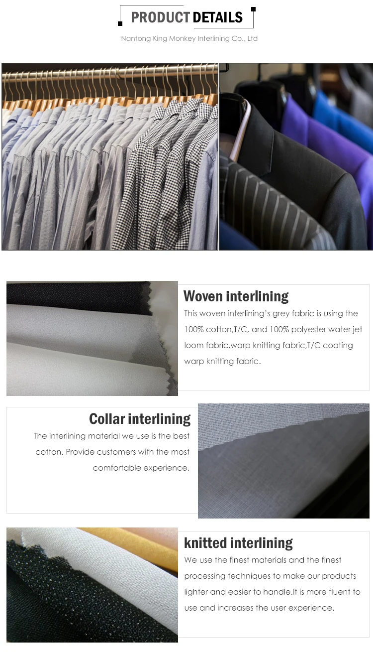 Wholesale 100% Cotton Woven Fusible Interlining For Caps - Buy Woven ...