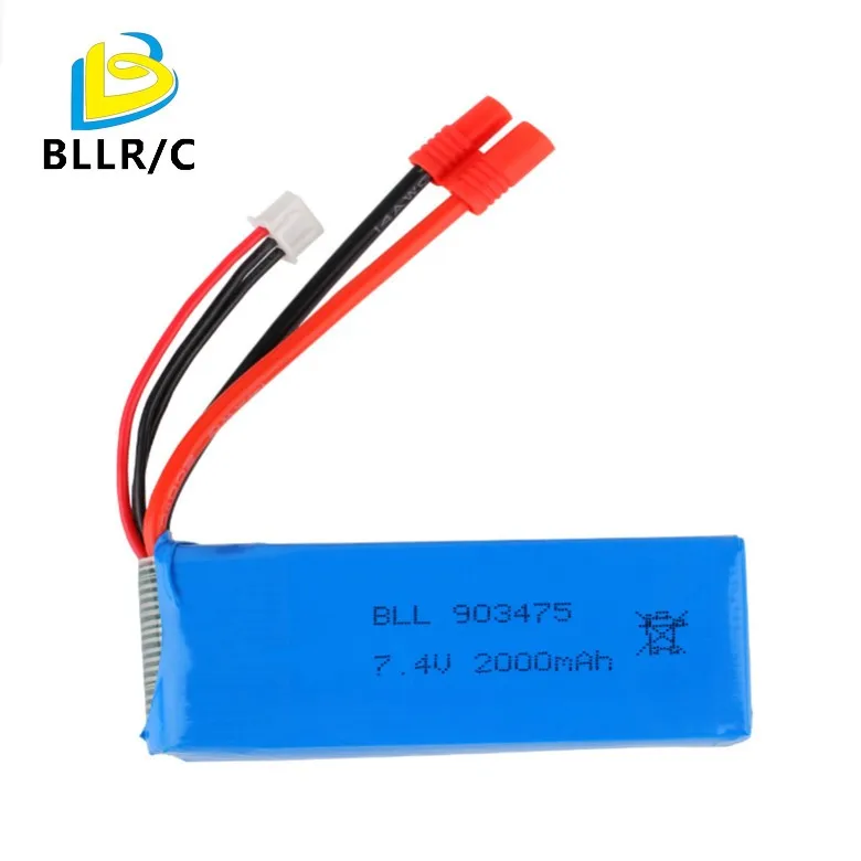 Bllrc 7.4v 2000mah 903475 Lithium Battery For Syma X8c X8w X8g X8hw ...