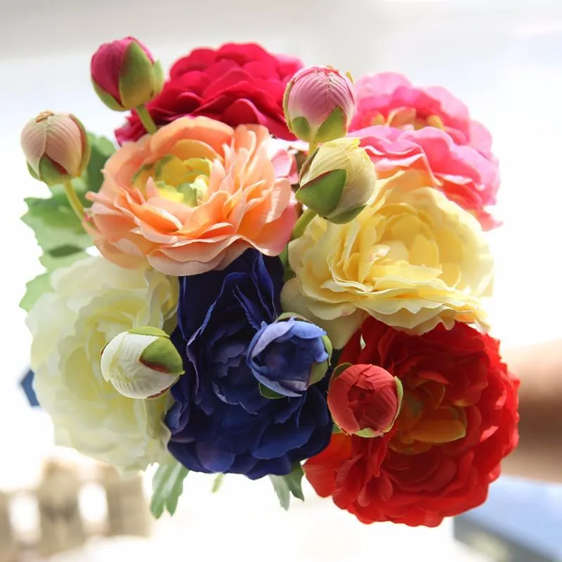 Top Quality Wedding Decoration Single Stem Bulk Silk Rose Flowers Silk ...