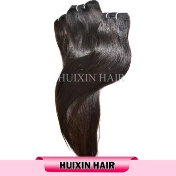 Flat Head Straight Hair Weave Good Thick Hair Weft Top Sale One