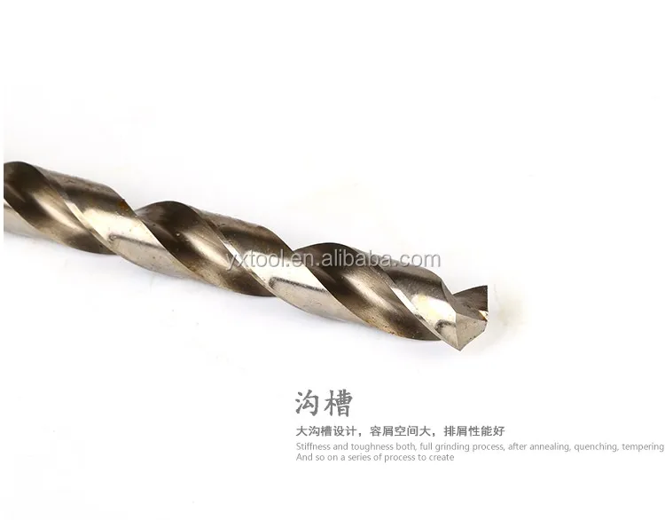 Parallel shank tools hss 5%CO drill bits