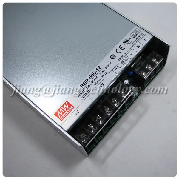 Utini Special Offers RSP-500-12 12V 41.7A RSP-500 12V 500.4W Single Output with PFC Function Power Supply