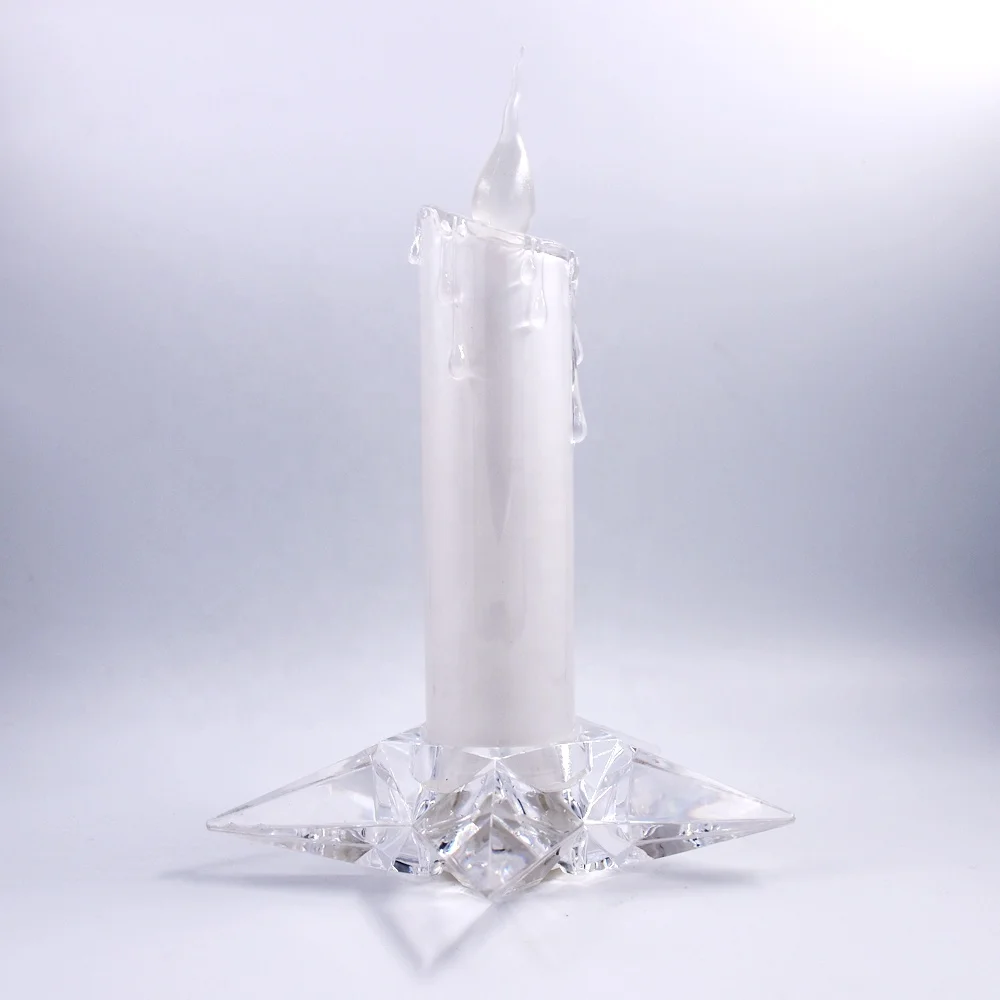 Acrylic Led Candles Christmas Battery Operated Window Candles Led