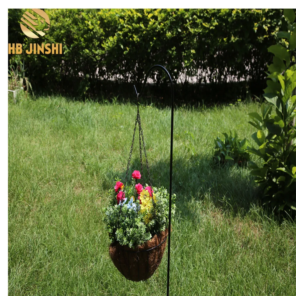 Steelpainted Metal Shepherd Hook For Garden Ornaments Buy Shepherd