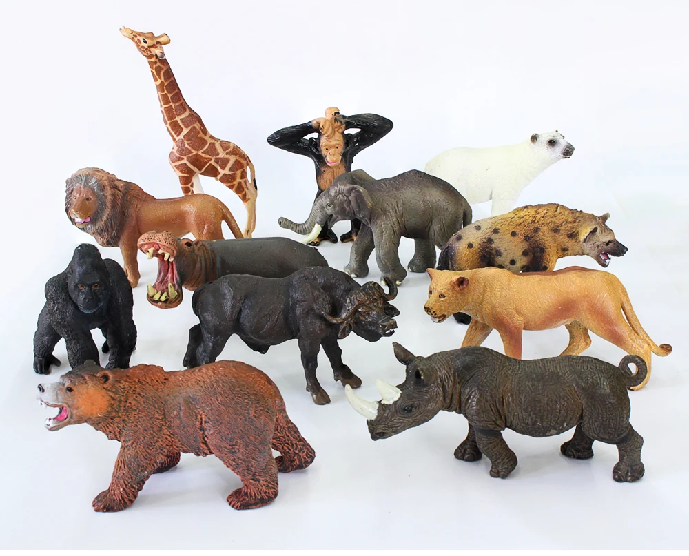 wild animals zoo toys