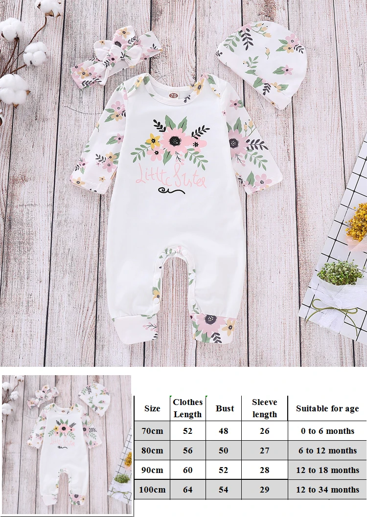 2019  baby clothes cotton long-sleeved three-piece suit wholesale kids clothes