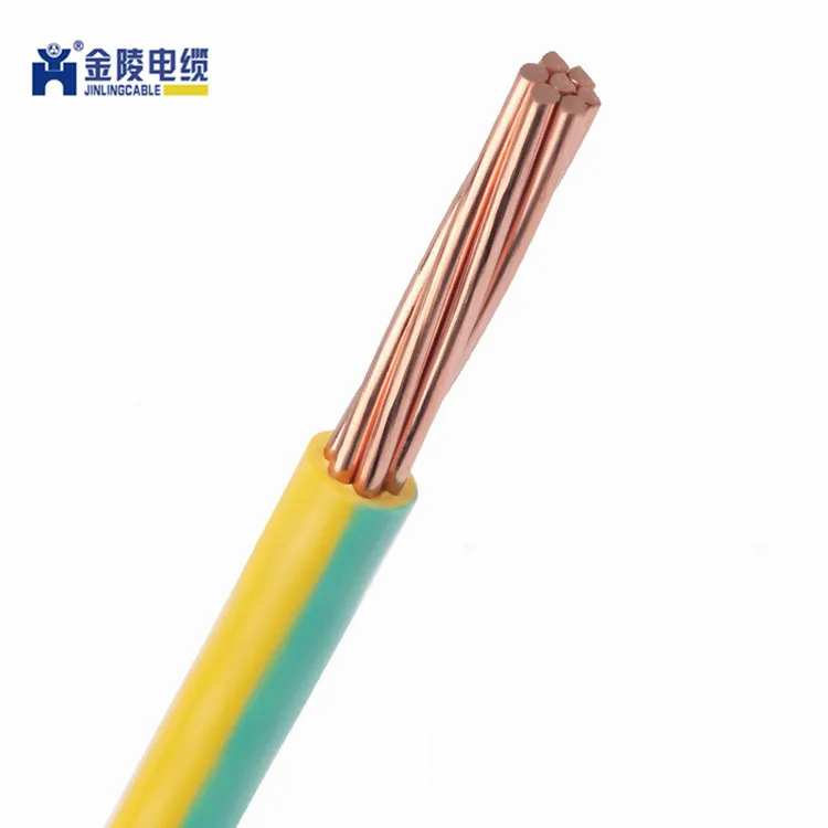 Green Yellow 10mm Single Core 6491X Cable Bonding Earthing Wire ORDER PER METRE