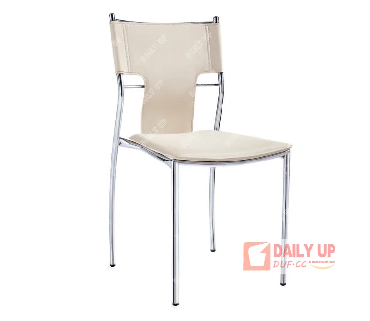 Best Selling Products in America Steel Four Feet Frame PU Board without Arm Dining Hall Banquet Hall Living Room Chair for Sale