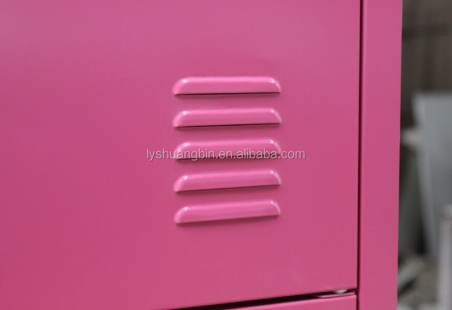 Number Lock 3 Tier Pink Metal Locker Cabinet Buy Metal Locker