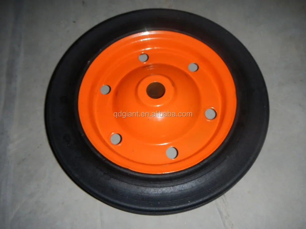 Solid Rubber Wheel uesd in Construction Hand Cart