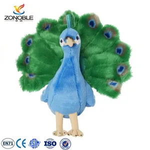 peacock stuffed toy