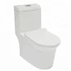 Ceramic One Piece Floor Mounted Square Toilet 0.8/1.6 GPF water saving easy installation toilet commode