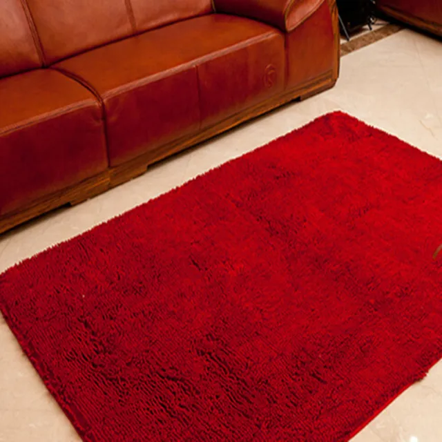 custom washable red carpet for the living room