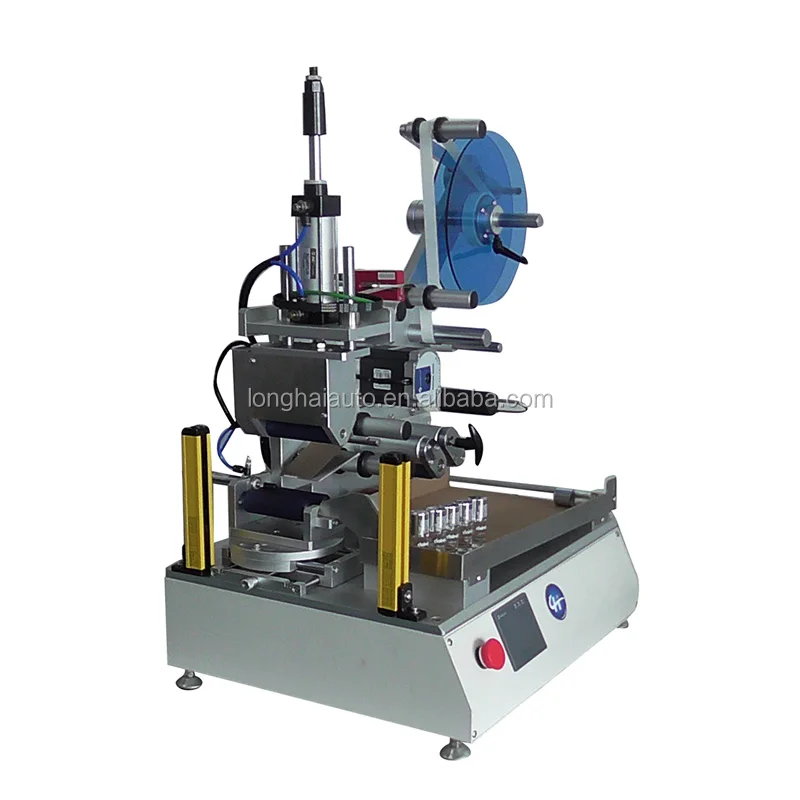 Semi Automatic Tumbling Type Round Bottle Labeling Machine Widely Used