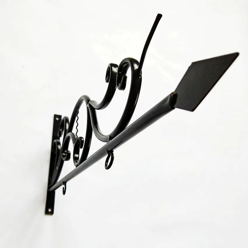 High Quality Wrought Iron Scroll Hanging Blade Sign Bracket - Buy Wall ...