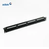 Factory Distribute 19'' UTP Unshielded Cat6 Patch Panel 24 Ports 110 IDC