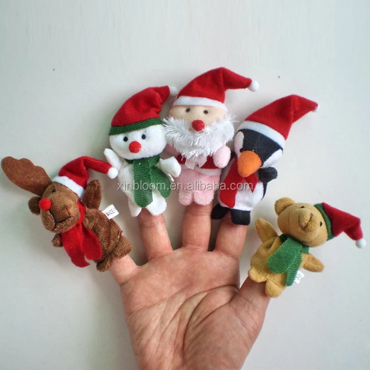 small stuffed santa claus