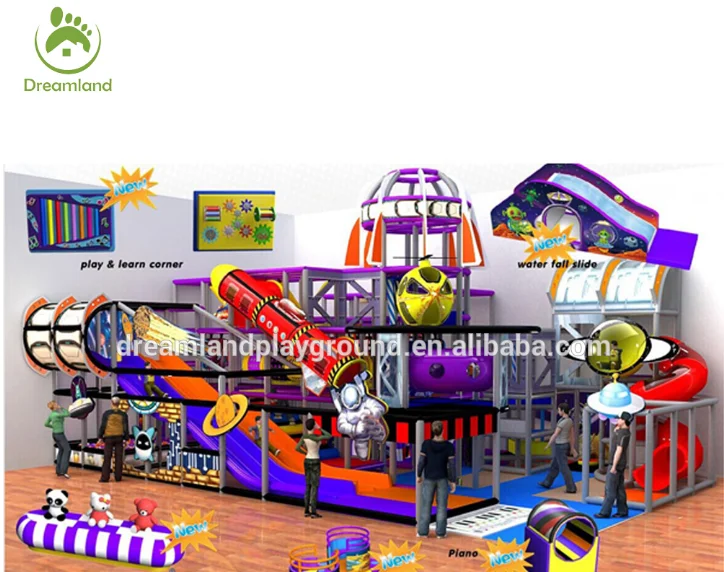 Dreamlike Large Children Super Mall Play Area Equipment,Kids Indoor