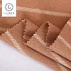 2019 new design striped fleece outwear wool fabric textile