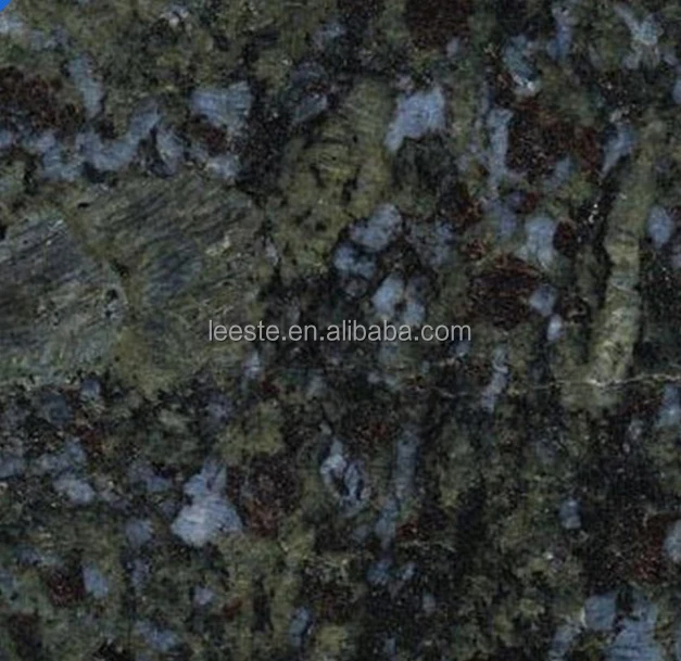 Precious Nature Stone Butterfly Blue Granite Tile For Countertop