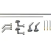 High quality modern glass canopy fittings set