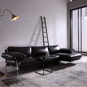 Luxury Pu Leather Wellington Sofa L Shaped Clasic Metal Base Luxury Pu Leather Wellington Sofa L Shaped Clasic Metal Base B2b