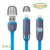 New design Micro usb + 8pin USB 2 in 1 Sync Data Transfer cable for Samsung Galaxy Note 5 S6 S7 S8 edge j1 j3 j5 j7