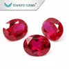 Free Sample 5x7mm Oval 8# Ruby Rough Corundum Gemstone