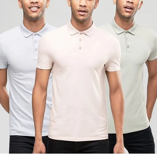 combed cotton polo shirts