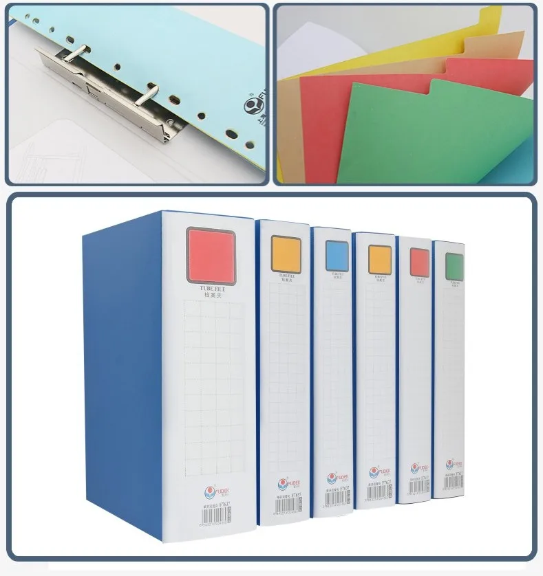 Tubing Pipe Binder Double Clamp Metal Clip File Folder With Spring Clip