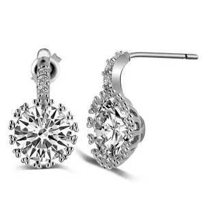 China Synthetic Diamond Earring China Synthetic Diamond Earring Manufacturers And Suppliers On Alibaba