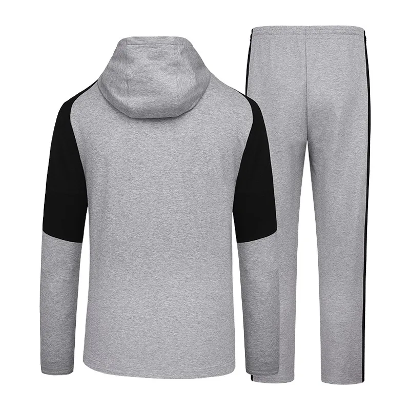 Men's Hoody Tracksuit 2pc Set / Comfort Sportswear/ Practice Jogging ...