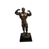 Resin Large size body builder bodybuilding statue trophies