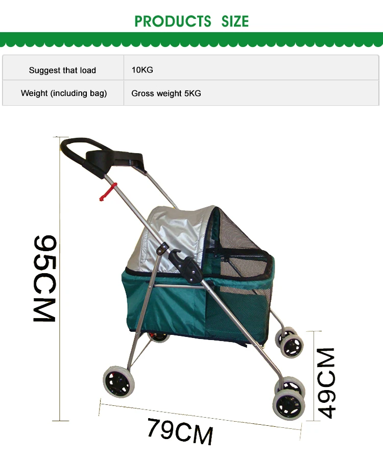 Wholesale Pet Stroller For Two Dogs,Pink Dog Cat Stroller/good Oxford