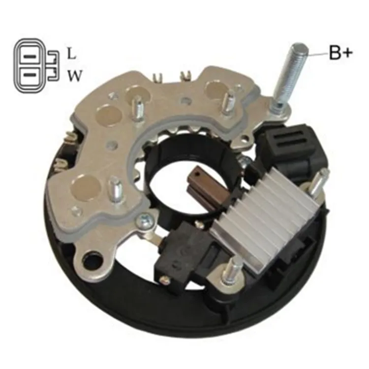 Rectifier+regulator Assembly For Hitachi Alternator Lr1100502e Lr1100