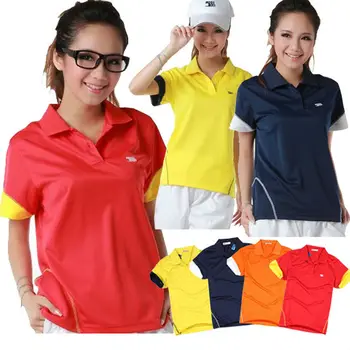 women's black cotton polo shirt