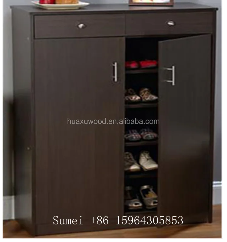 Hx Sm 313 Elegant Storage Cabinet 5 Shelf 2 Dresser Drawers Doors